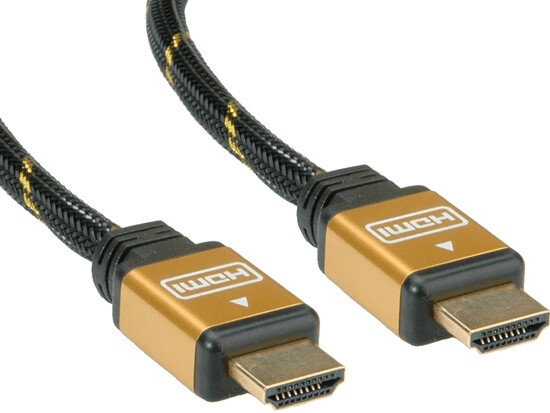 Roline Câble HDMI High Speed Gold avec Ethernet, mâle-mâle (3,0m)