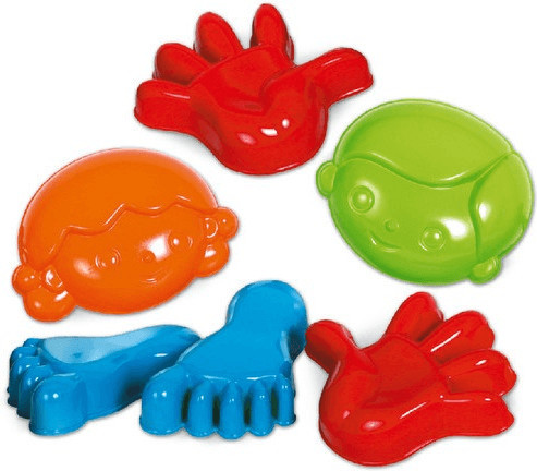 Gowi Set de 6 moules de sable (558-58)