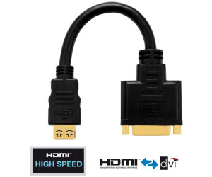 High Speed HDMI Adapter HDMI-Buchse auf DVI-D Stecker