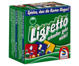 Schmidt Spiele 1201 Ligretto® rasantes Kartenspiel ab 8 Jahren grün 