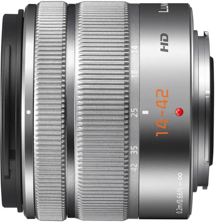 Panasonic Lumix G Vario 14-42mm f3.5-5.6 II ASPH OIS (argent)