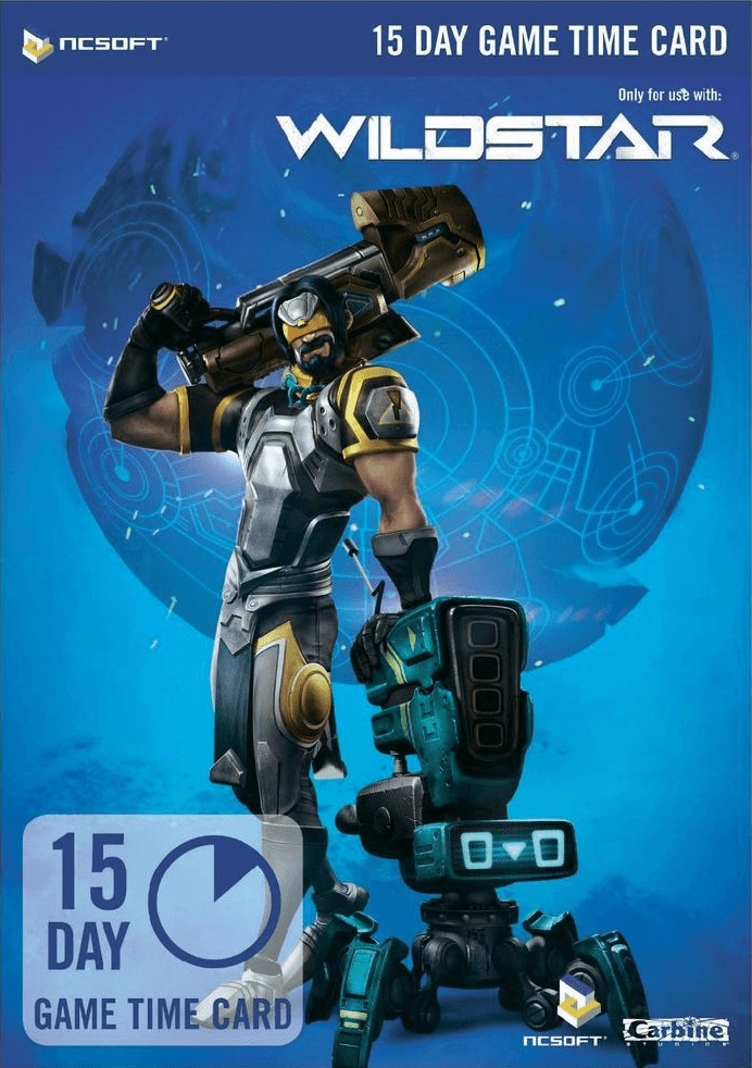 NCsoft WildStar 15 Days Time Card