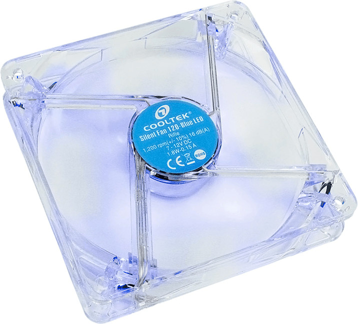 Cooltek Silent Fan 120 blue