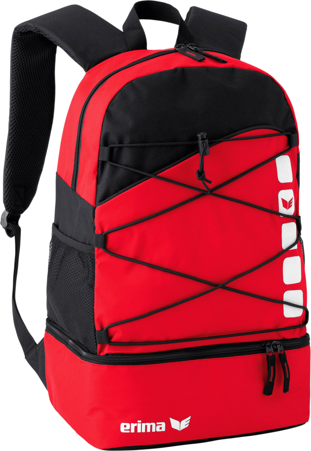 Erima Club 5 Multifunction Backpack with Ground Pocket red