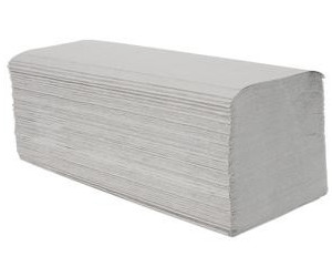 Papierhandtücher Handtuchpapier 2-Lagig Papier Handtücher Zickzack 25x23cm WEISS 