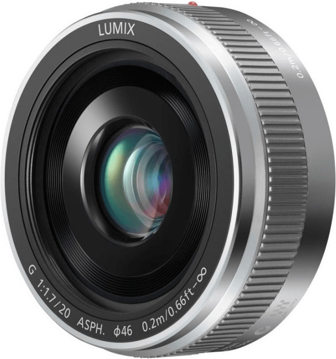 Panasonic Lumix G 20 mm f1.7 II Pancake (argent)