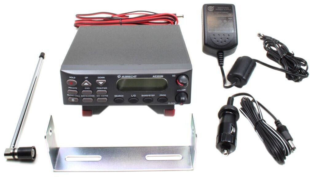 Albrecht AE-355M Mobile/Desktop AM/FM Radio Scanner with Close Call  Feature and Preset UK UHF Mosque and Church frequencies