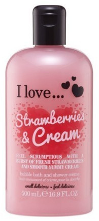 Photos - Shower Gel I Love Cosmetics I love Strawberry & Cream Shower and Bath Gel (500 ml)