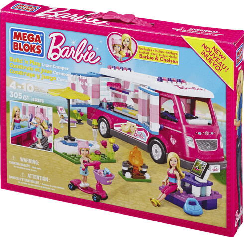 MEGA BLOKS Barbie - Build 'n Play - Luxe Camper (80293)