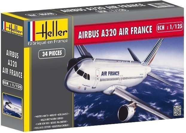 Photos - Model Building Kit Heller Airbus A320 Air France  (80448)