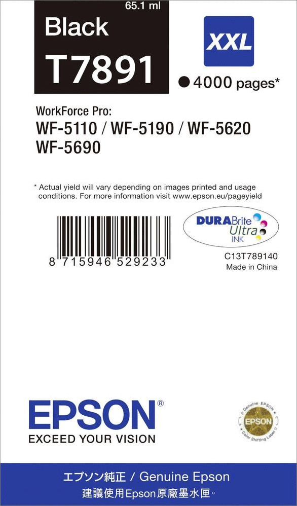 Epson T7891 noir (C13T78914010)