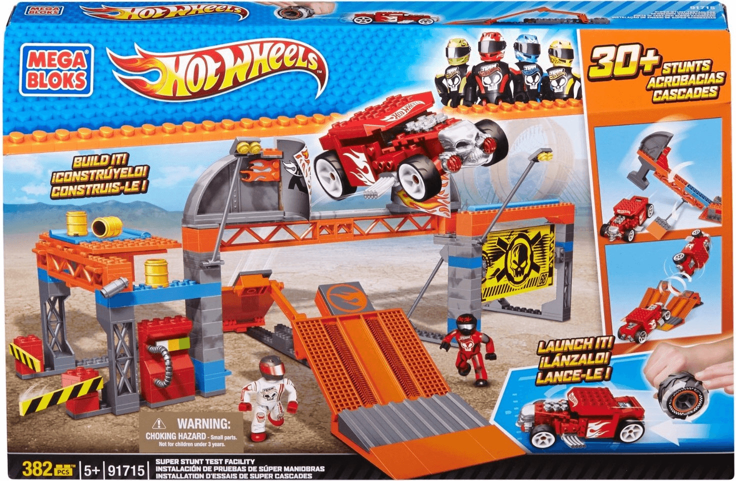 MEGA BLOKS Hot Wheels - Installation d'essais de super cascades
