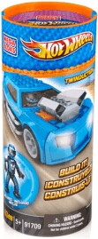 MEGA BLOKS Hot Wheels - Twinduction bleu