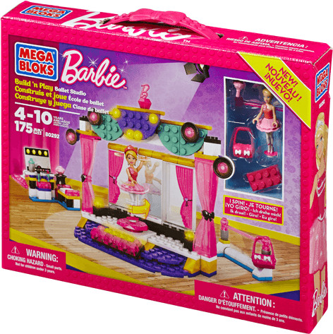 MEGA BLOKS Barbie - Build 'n Play - École de ballet