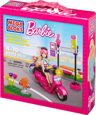MEGA BLOKS Barbie - Scooter à construire