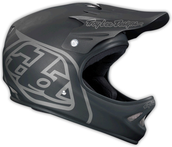 Troy Lee Designs D2 Midnight II mat noir