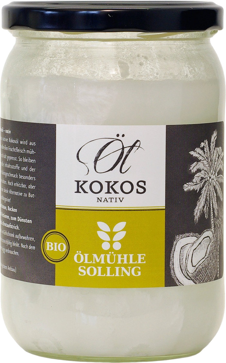 Ölmühle Solling Bio Kokosöl nativ im Glas (500 ml) ab 9,49