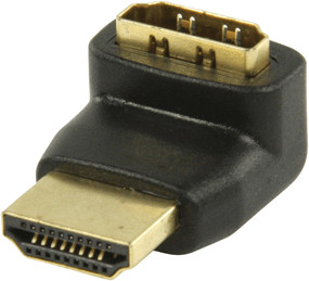 Valueline Adaptateur HDMI mâle-femelle, incliné de 270°