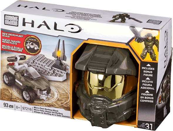 MEGA BLOKS Halo - Attaque des Warthogs de la flotte miniature (97216)