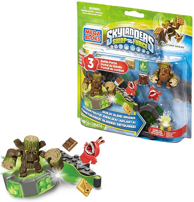 MEGA BLOKS Skylanders - Portail de combat Stump Smash (95474)