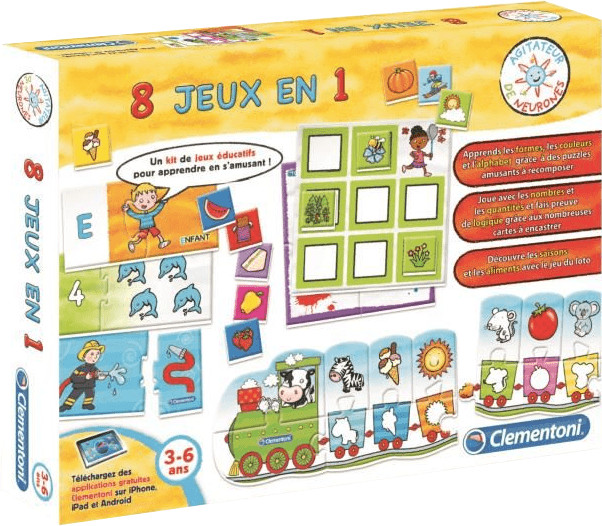 Clementoni Agitateur de Neurones - 8 jeux en 1 (62543)