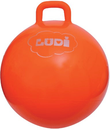 Ludi Ballon sauteur orange 55 cm