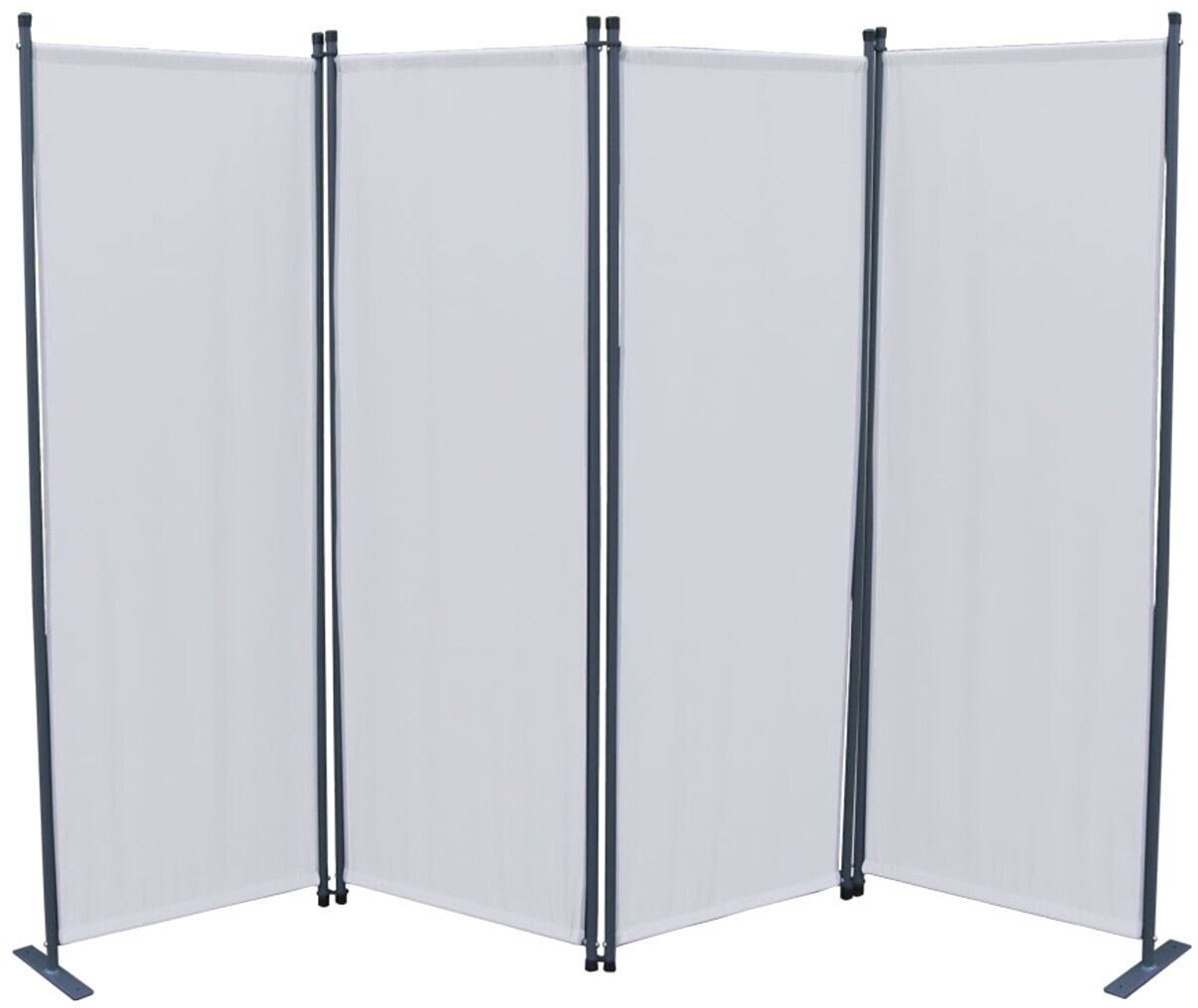 GRASEKAMP Qualität seit 1972 4-Piece Taupe Room Divider Privacy Screen