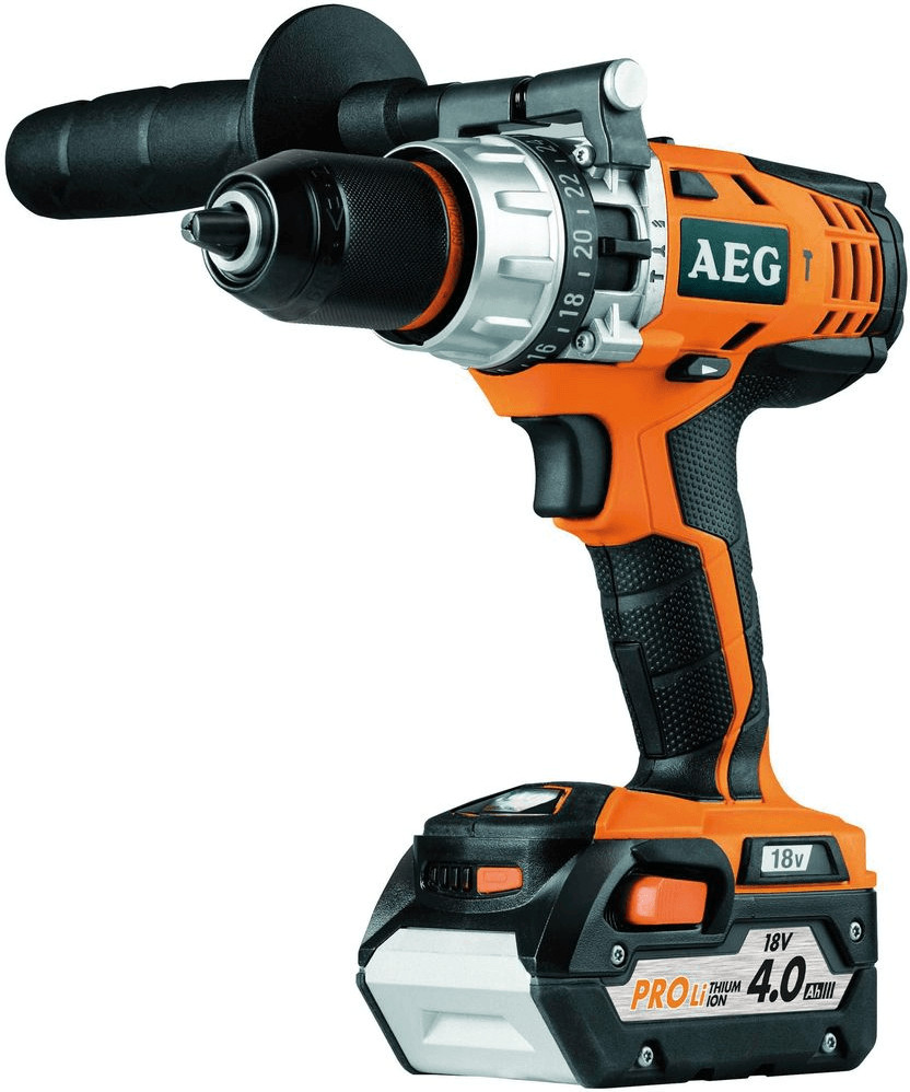 AEG Perceuse-visseuse à percussion sans fil 18V - 4.0Ah (BSB 18C LI 402)
