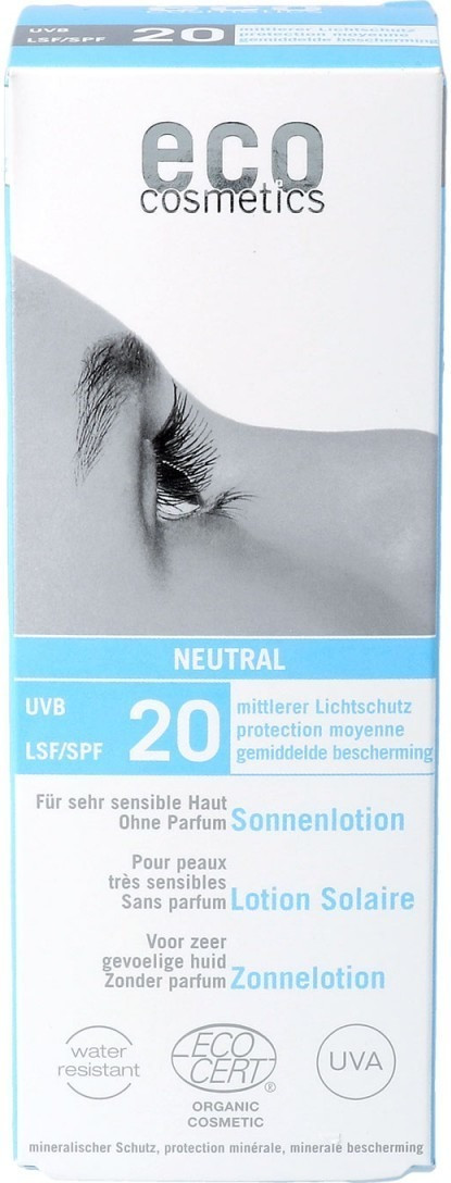 Eco Cosmetics Lotion solaire neutre SPF 20 (100 ml)