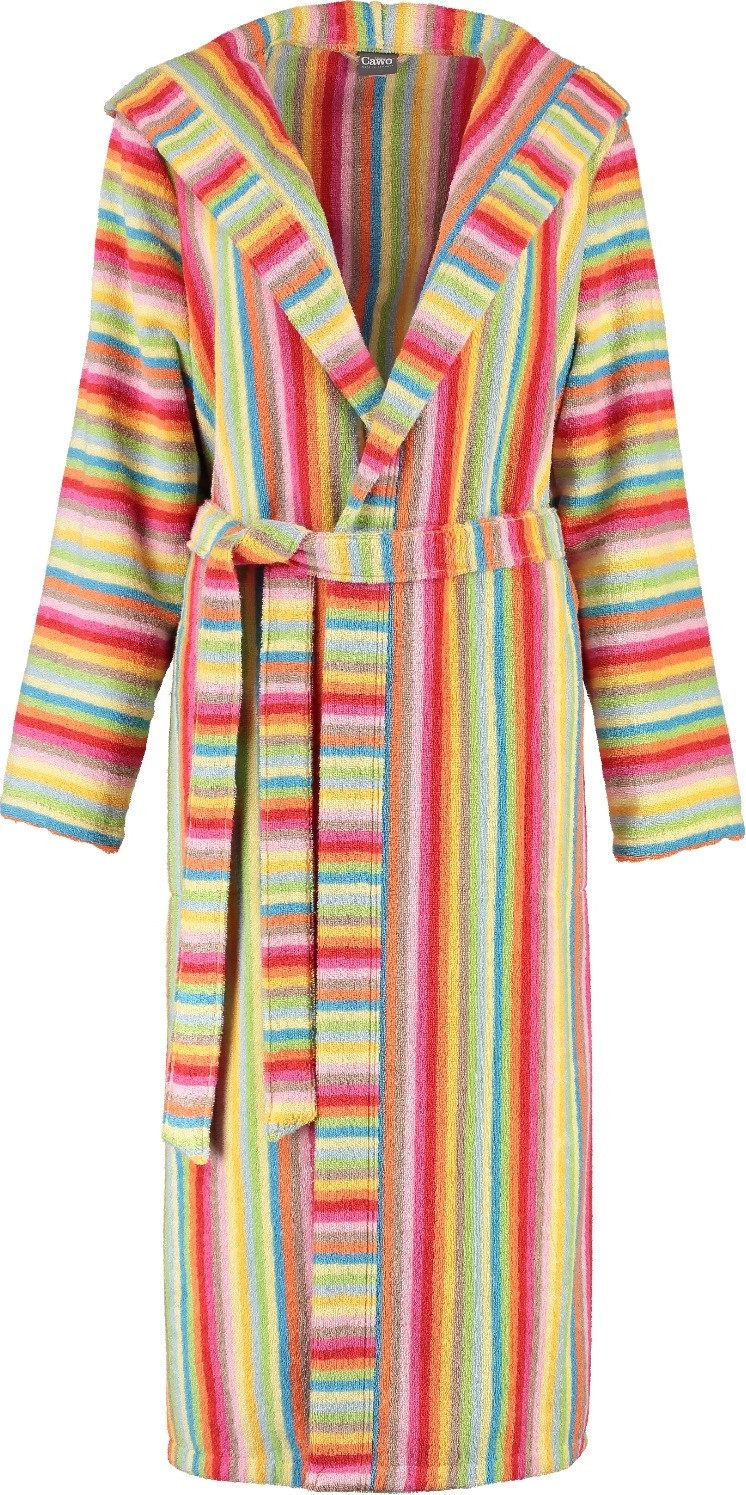 Cawö Peignoir à capuche femme (7081) multicolore