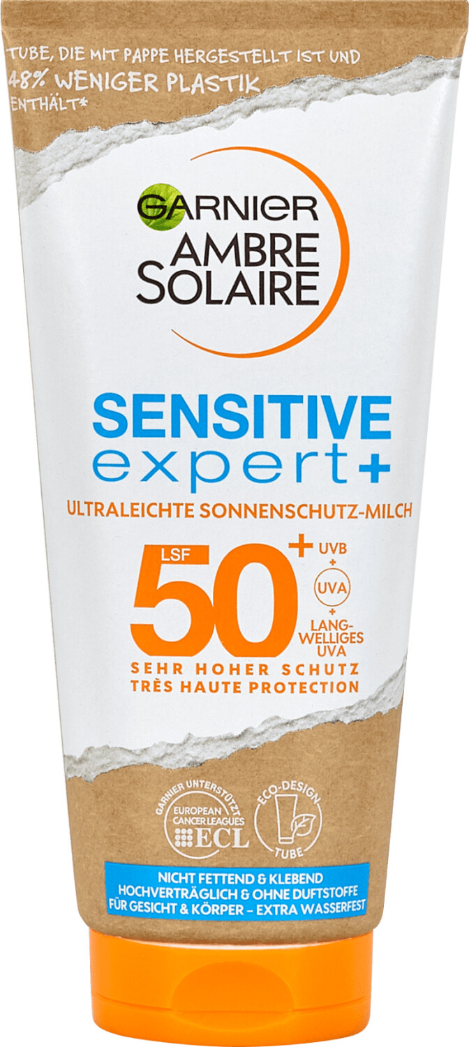 Garnier Ambre Solaire Sensitive expert+ Sonnenschutzmilch LSF 50+ (200 ml)  ab 9,90 € | Preisvergleich bei