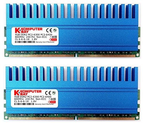 Komputerbay 8Go Kit DDR2 PC2-6400 CL6