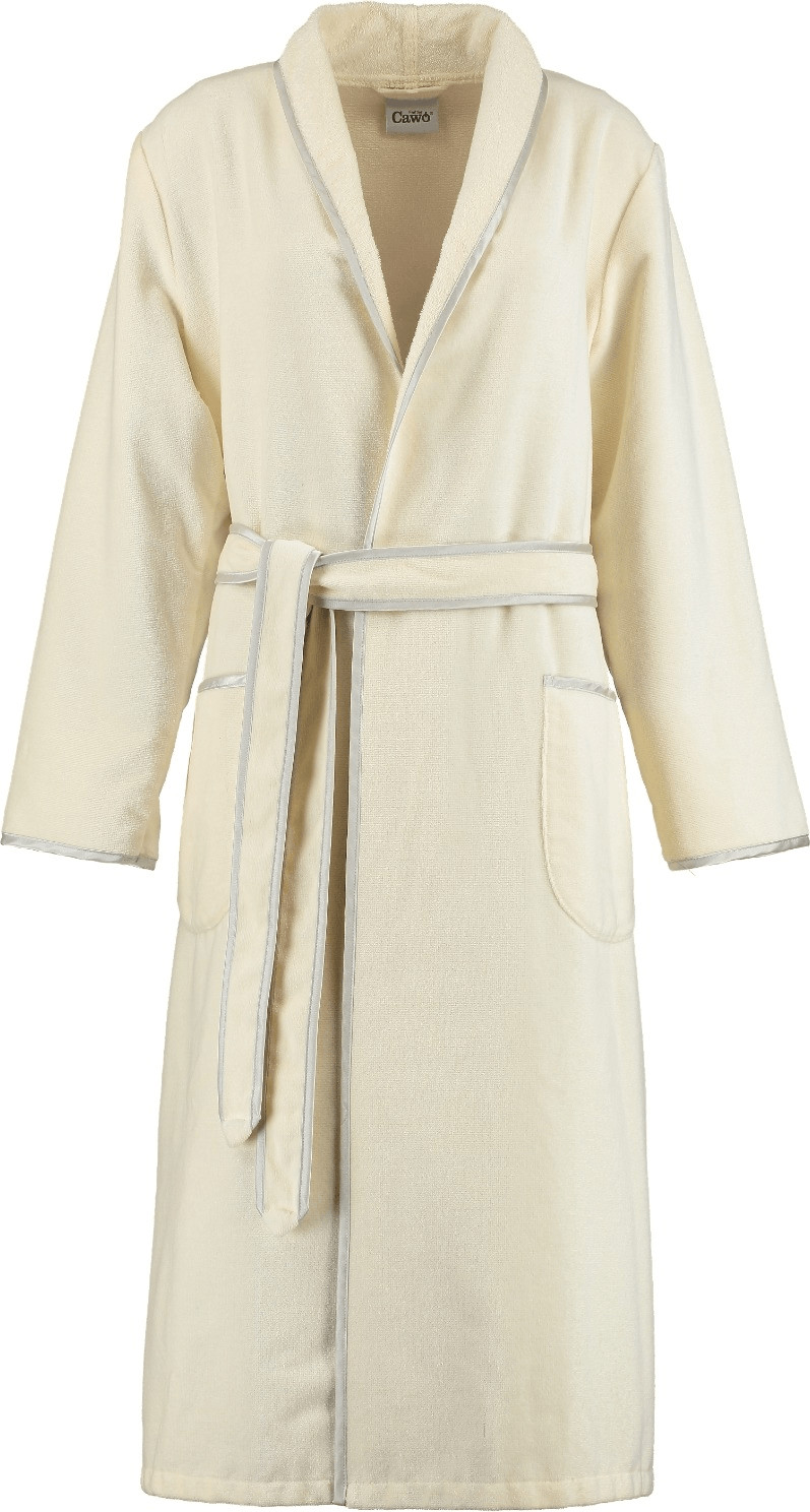 Cawö Peignoir col châle femme vanille