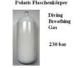 Polaris Tauchflasche Stahl 15 L 232 bar