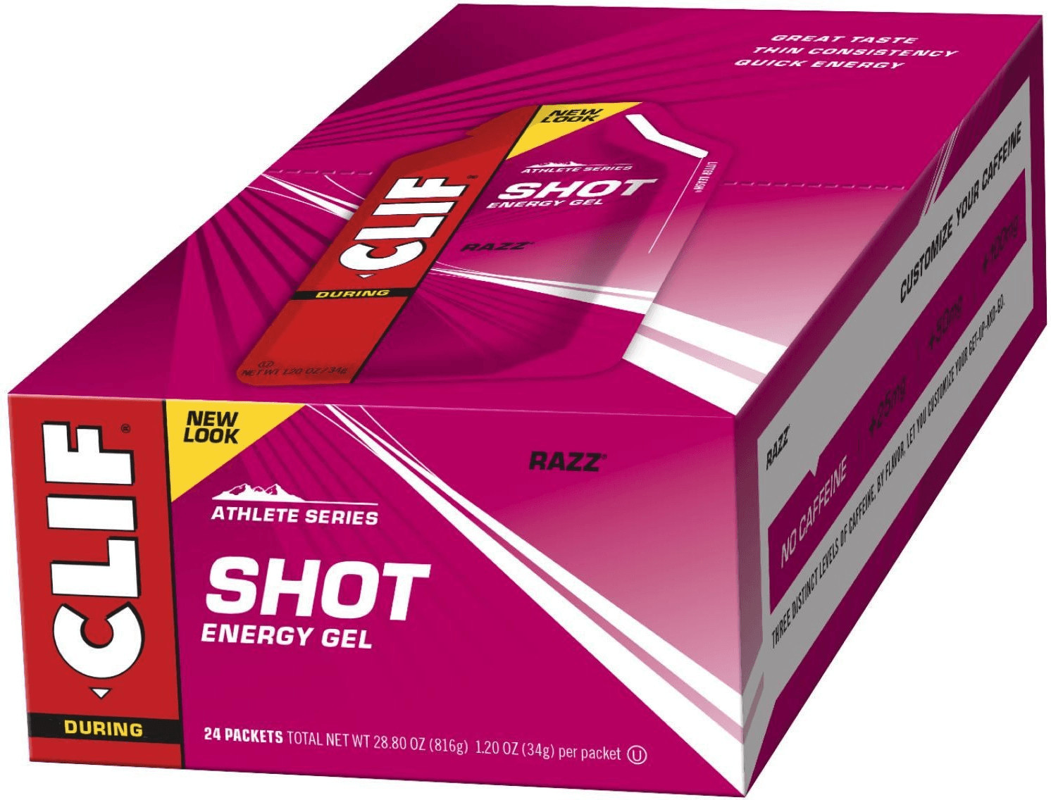 Clif Shot Energy Gel 34g x 24 Razz ab 42,49 € Preisvergleich bei