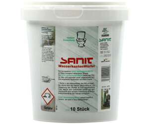 6 x Sanit Wasserkastenwürfel für Geberit,u.a EUR 6,67 / Dose 10St. 