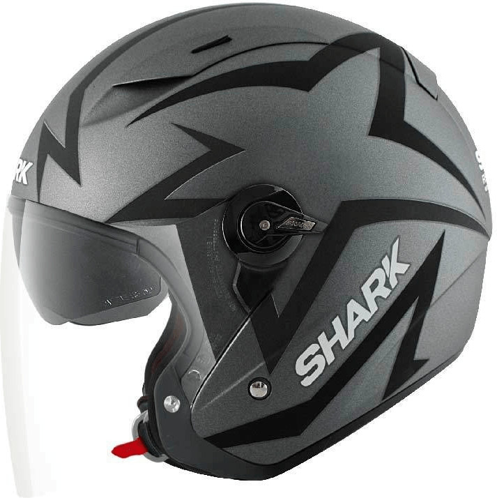 SHARK RSJ Starry mat argent/noir