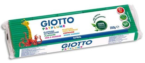 Giotto Pâte à modeler Patplume 350 g vert foncé