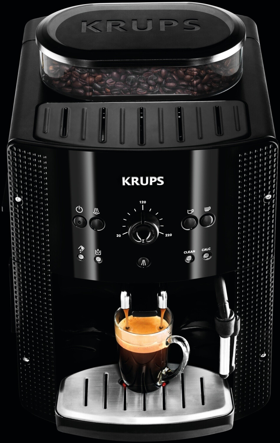 Krups Roma EA810870 - Cafetera superautomática, 15 bares, molinillo de café  cónico de metal, con selección de cantidad e intensidad de café, Boquilla  de vapor, 2 boquillas, incluye kit limpieza : 411.4