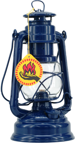 Feuerhand Lampe à pétrole/tempête (bleu cobalt)