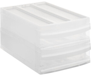 PS A4-Format circa 37 x 28 x 25 cm 6 geschlossene Schübe hochwertige Qualität Rotho 1108106189 Schubladenbox Bürobox Quadra aus Kunststoff grau