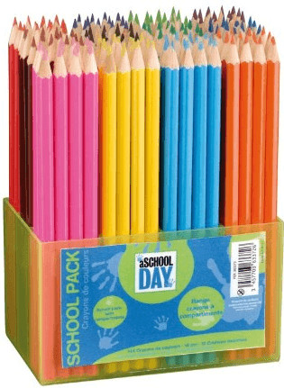 JPC Créations Présentoir de 144 crayons de couleur