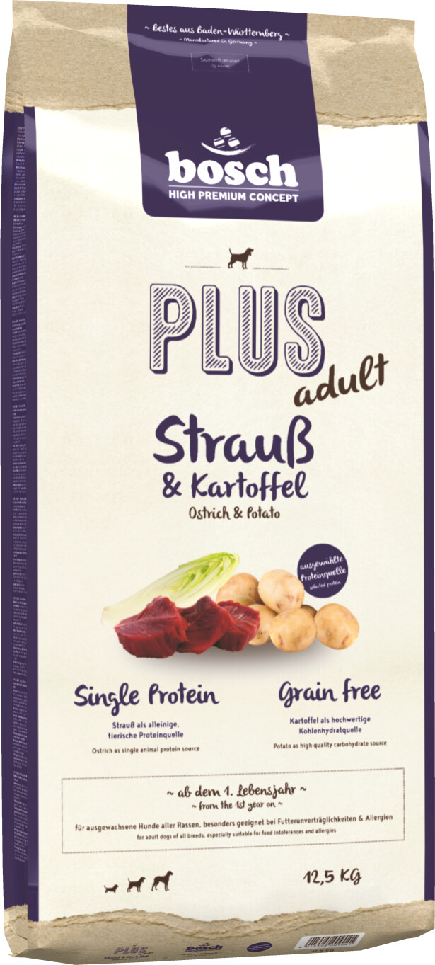 bosch HPC Plus Adult ostrich & potato 12.5kg