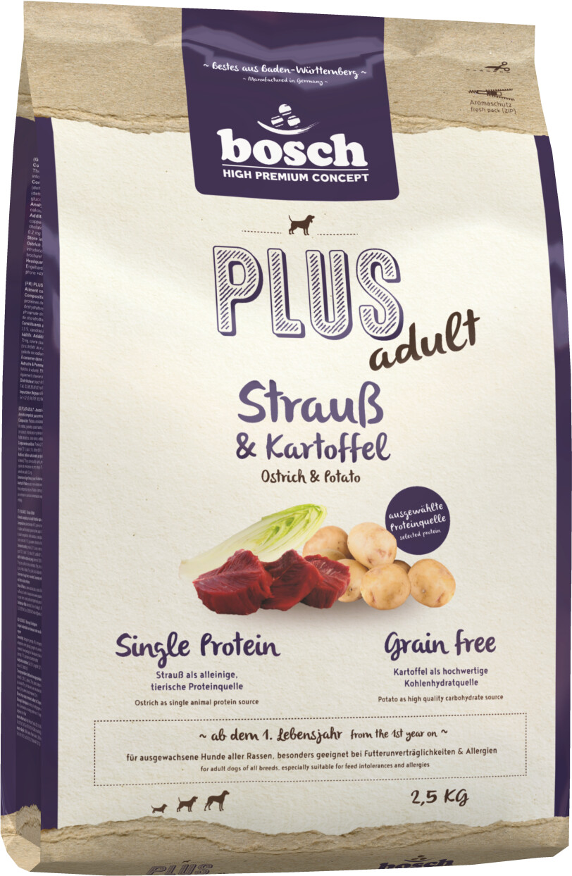 bosch High Premium Concept Plus Adult ostrich & potato (2.5 kg)