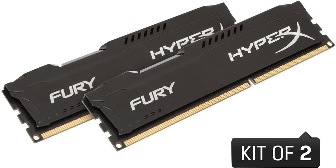 HyperX Fury Black Series 16Go Kit DDR3-1600 CL10