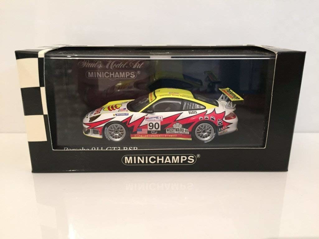 Minichamps Porsche 911 GT3 RSR Bergmeister/Long/Berndhard/Petersen/ White lightning Racing 24H Le Mans 2005