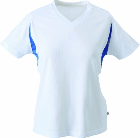James & Nicholson Ladies Running T-Shirt (blanc)