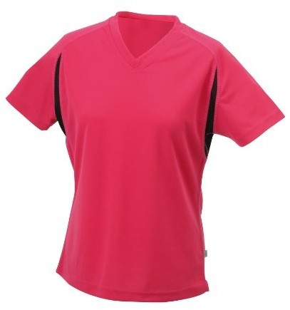 James & Nicholson Ladies Running T-Shirt (rose)