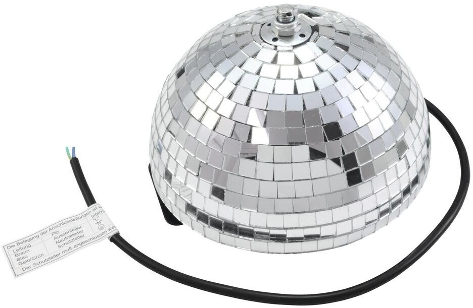 Eurolite Demi boule à façettes 20cm avec moteur
