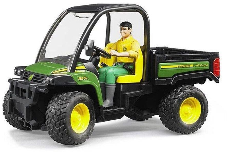 Bruder John Deere Gator XUV 855D avec conducteur (02490)